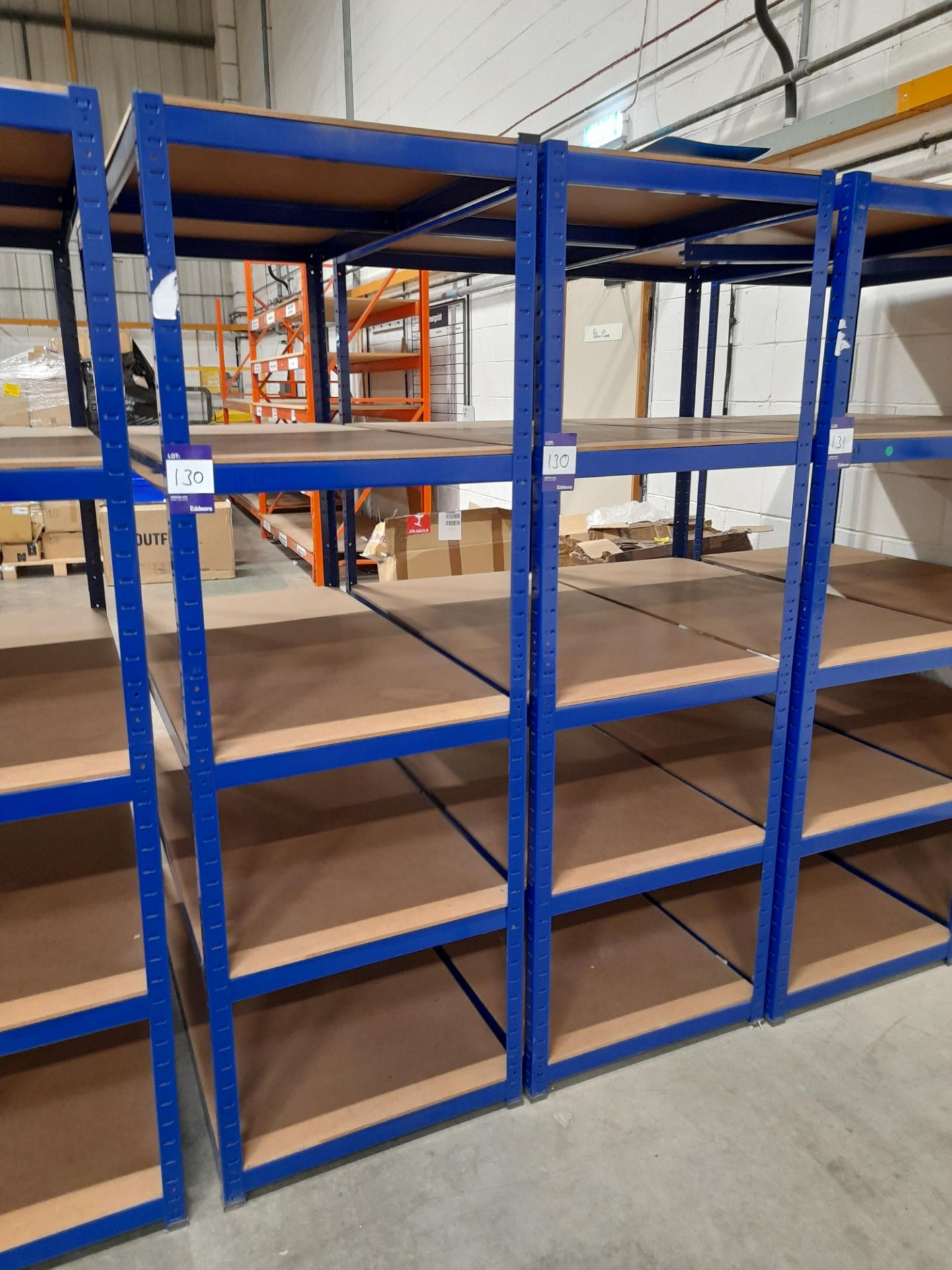 2 x 5 Tier Light Duty Racks - Image 2 of 2