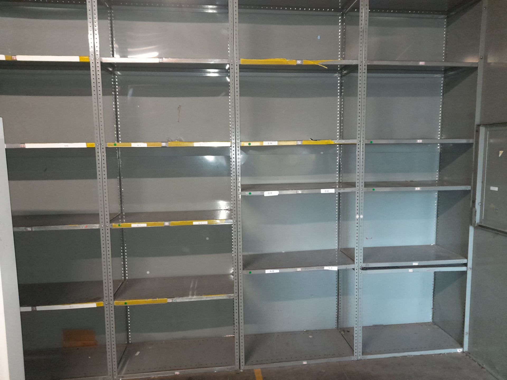 13 x Bays of lightweight grey shelving (Approx. 10 - Image 3 of 3