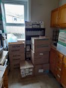 Contents of storeroom to include boxes of face mas