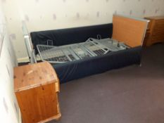 Contents of Bedroom 10 to include; Profile bed with Mattress, Wardrobe, Chest of Drawers, Bedside