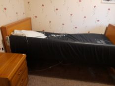 Contents of Bedroom 4 to include; Profile bed with Mattress, Wardrobe, Chest of Drawers, Bedside