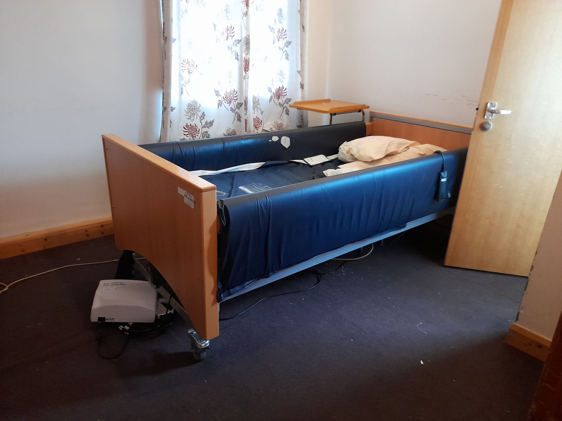 Contents of Bedroom 1 to include; Profile bed with Mattress, Wardrobe, Chest of Drawers, Bedside