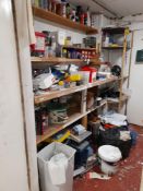 Contents to room to include various Maintenance Su