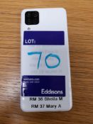 Samsung Galaxy A12 mobile phone, Model Number SM-A