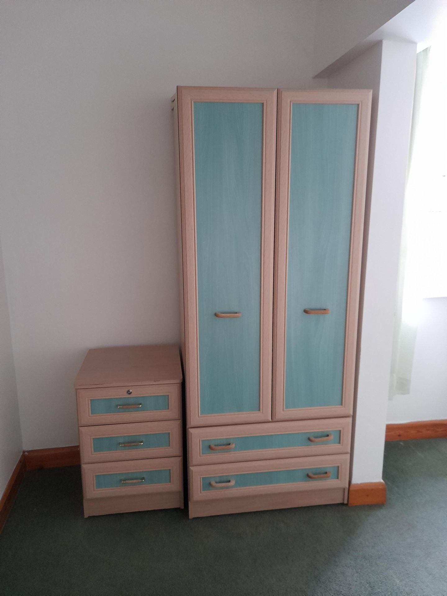 Contents of Bedroom 32 to include; Profile bed, Wardrobe, Chest of Drawers & Bedside Cabinet ( - Image 2 of 4