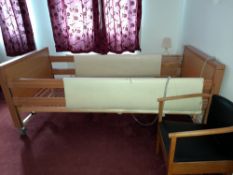 Contents of Bedroom 25 to include; Profile bed, Wardrobe, Chest of Drawers, Bedside Cabinet,