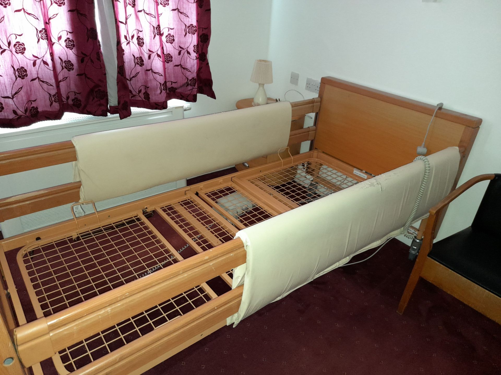 Contents of Bedroom 25 to include; Profile bed, Wardrobe, Chest of Drawers, Bedside Cabinet, - Image 2 of 4