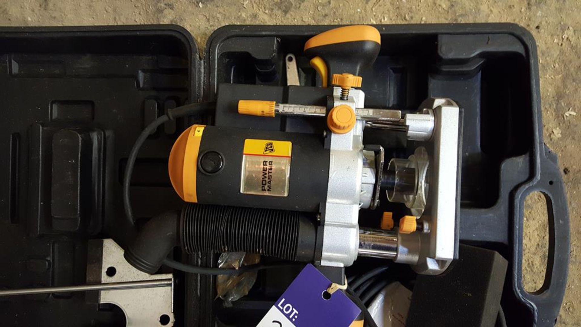 JCB Power Maslor 240V Plunge Router c/w Carry Case