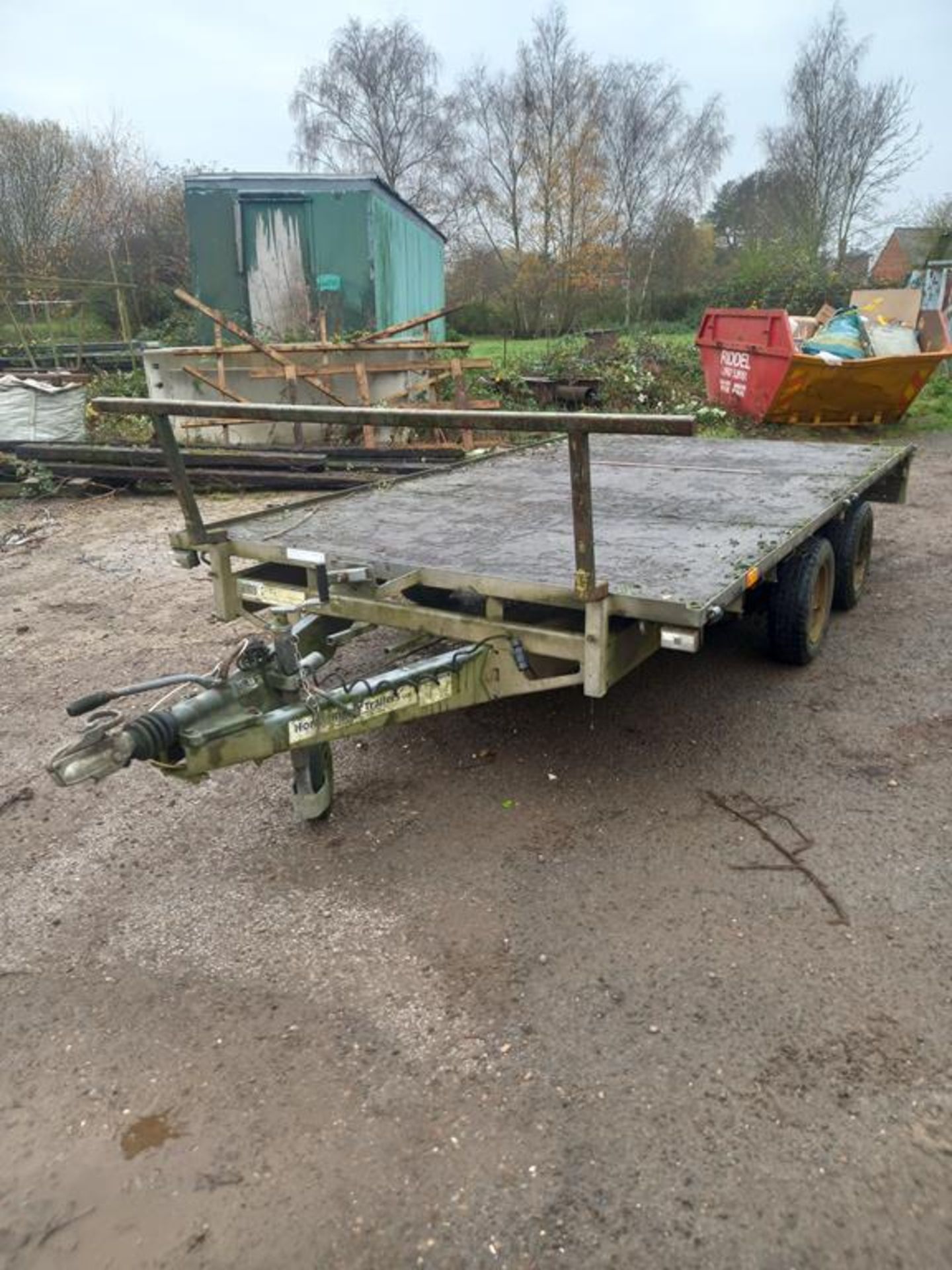 Ifor Williams Twin Axle Flatbed Tractor