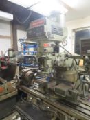 2008 Chester Turret Mill Model 942VS with Sino 2 Axis DRO Power Feed & Indexed Head