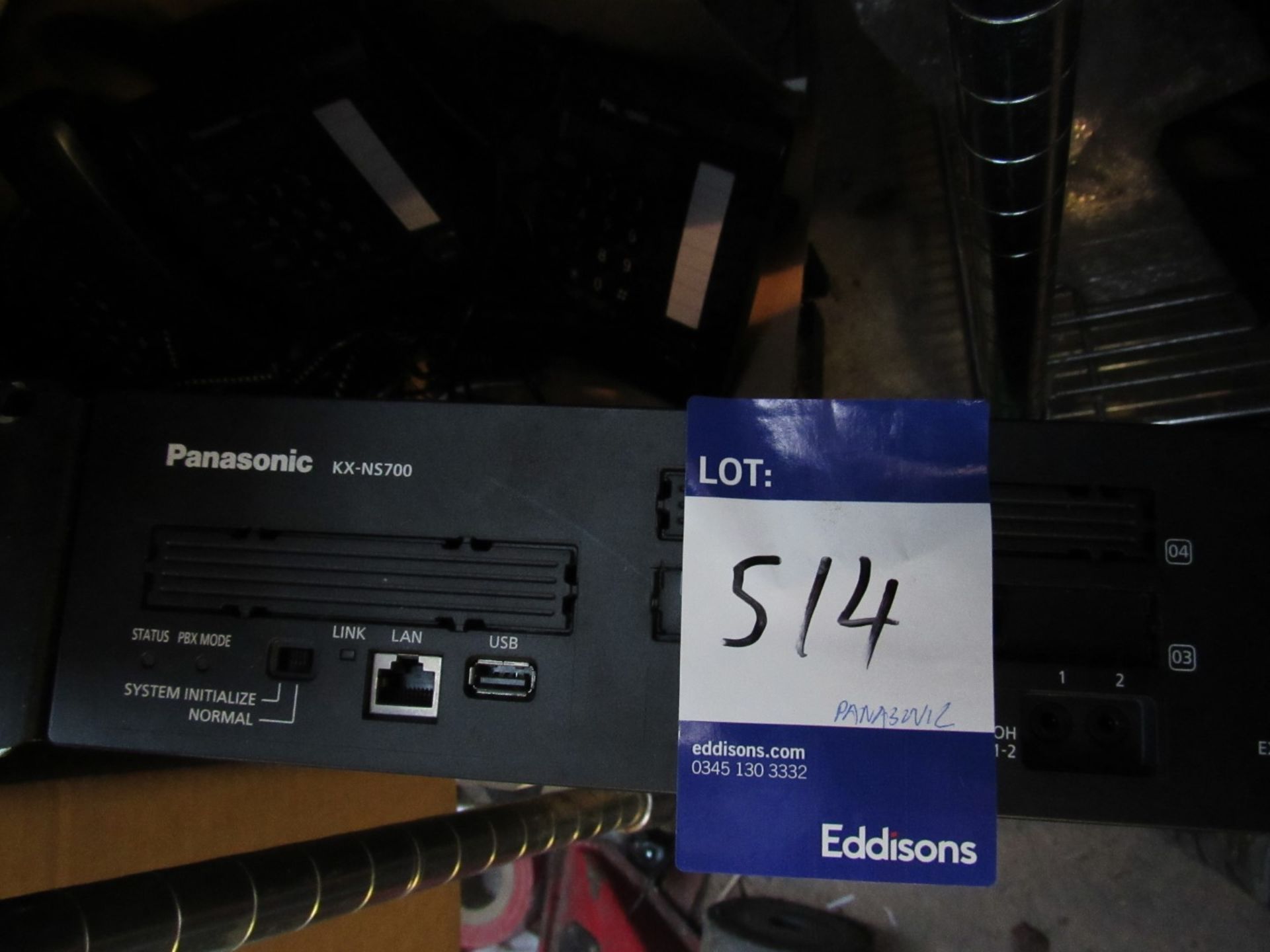 Panasonic KX-NS700 Phone System, with 4 Panasonic KX-DT521 Phones. Located at Bradford, BD9