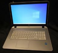 HP Pavilion Laptop, 17-f085sa, 17in Screen, Intel i5-4210U, 8 GB RAM, 1TB HDD, Beatsaudio, Serial