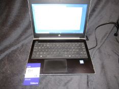 HP Probook 430 G5 Laptop, Intel i3-7100, 4GB Ram, 120GB Disk, Windows 10, No Charger, Located at