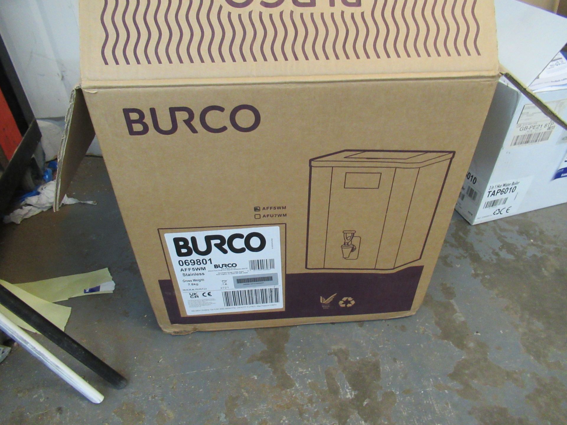 Burco AFF SWM Stainless Hot Water Boiler/Dispenser (boxed/unused) - Image 2 of 2