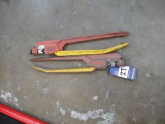 2x Heavy Duty Screw Lug Copper Tube Crimping Tools