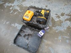 2x DeWalt Cordless Drills with battery and charger to cases