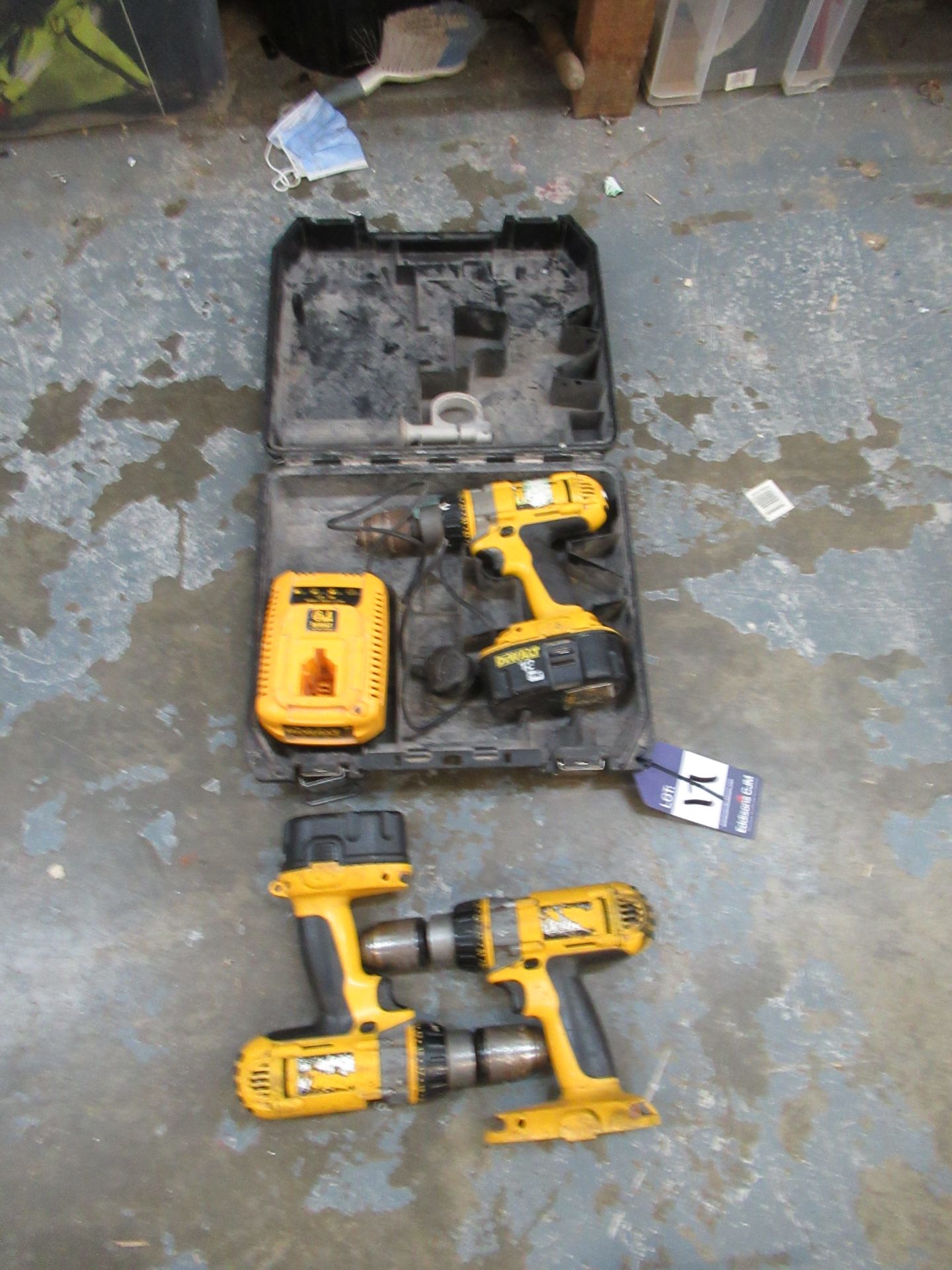 2x Makita HR2400 Hammer Drills in case - 110volts