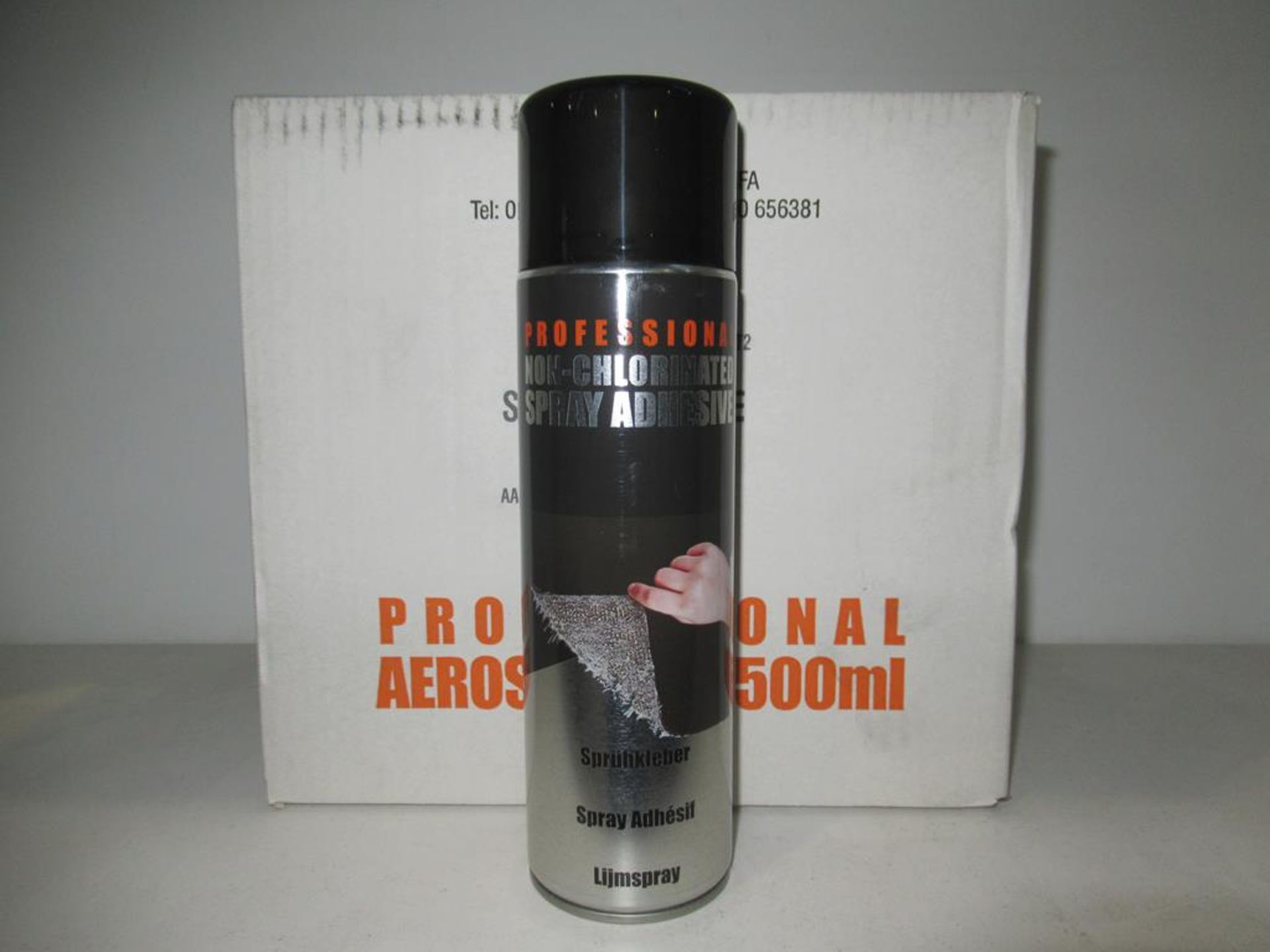 48 x (4x boxes - 12x 500ml per box) AzPro Professional Non-Chlorinated Spray Adhesive.