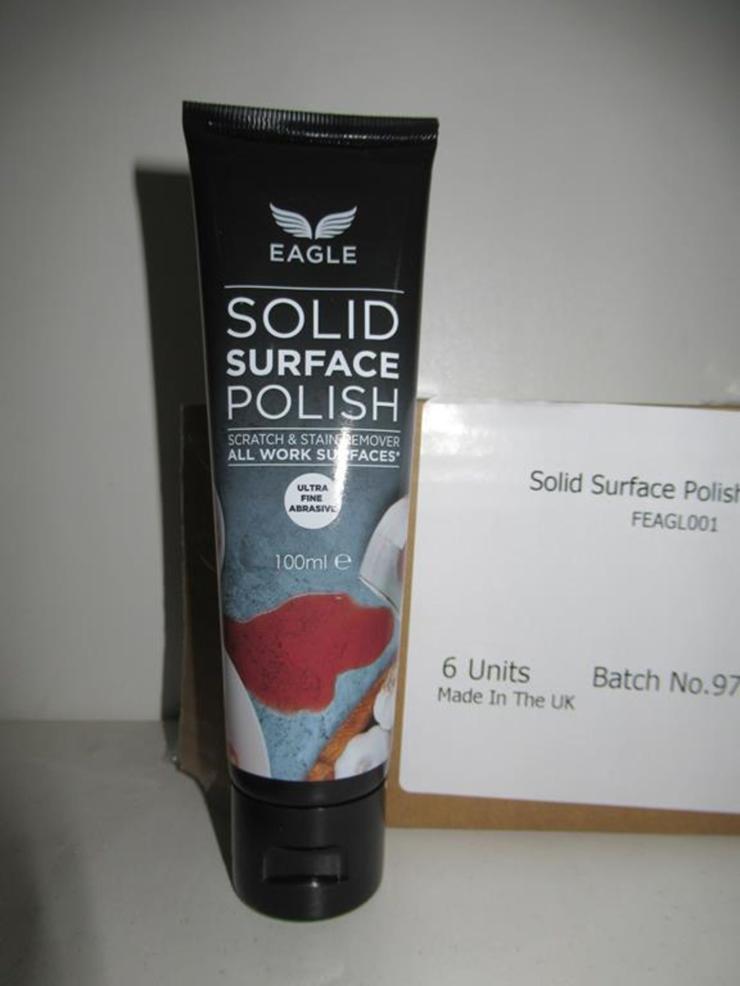 Approx 690 x (115x boxes - 6x 100ml per box) Eagle Solid Surface Polish - Image 2 of 3