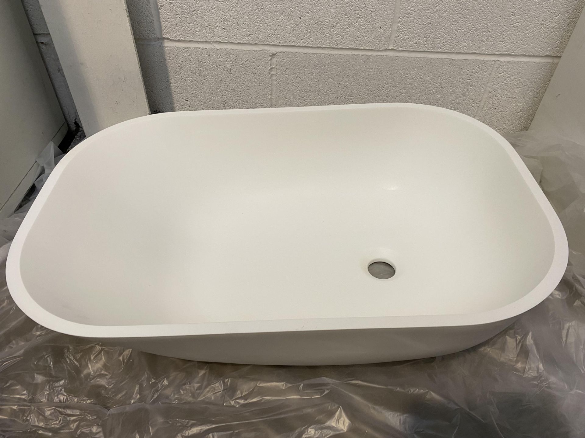 Pure Acrylic Solid Surface Bathtub