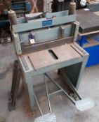 Kingsland manual foot operated guillotine shear