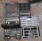 4 x Various socket sets