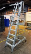 Lyte mobile warehouse platform ladder (open height to platform 1.95m)