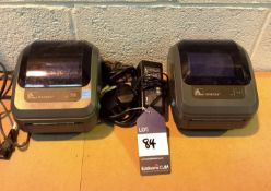 2x Zebra GK420d label printers