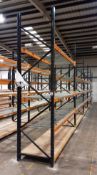 5 Bays of Boltless Racking to include 6 Uprights (11ft 6in ), 20 pairs of cross beams (9ft) and 30 w