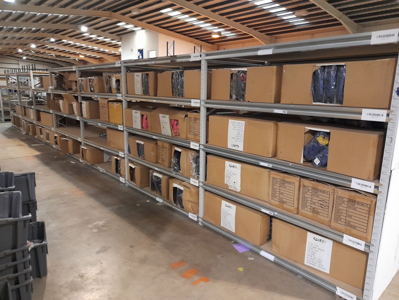 Sports Footwear / Apparel Stock (27,000 Items) & Racking / Shelving from an Online Retailer - In Administration