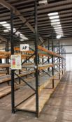 5 Bays of Boltless Racking to include 6 Uprights (11ft 6in ), 20 pairs of cross beams (9ft) and 30 w