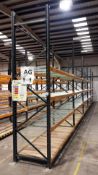 5 Bays of Boltless Racking to include 6 Uprights (11ft 6in ), 20 pairs of cross beams (9ft) and 30 w