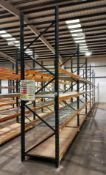 5 Bays of Boltless Racking to include 6 Uprights (11ft 6in ), 20 pairs of cross beams (9ft) and 30 w