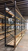 5 Bays of Boltless Racking to include 6 Uprights (11ft 6in ), 20 pairs of cross beams (9ft) and 30 w