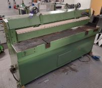 Edwards 6ft x 3.25mm capacity powered guillotine,