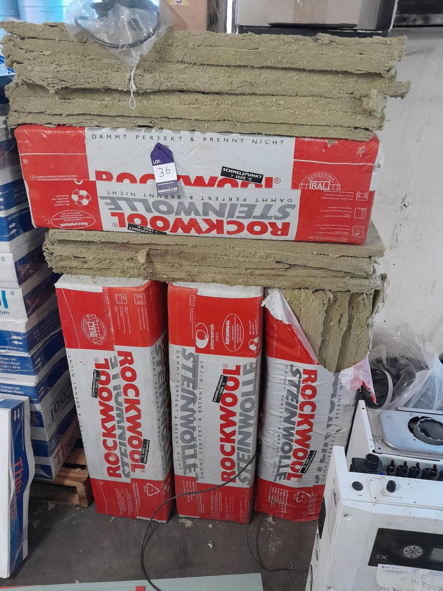 Lot Comprising of 4 Complete Packs and Single Items of Rockwool Insulation (possibly used) As lotted