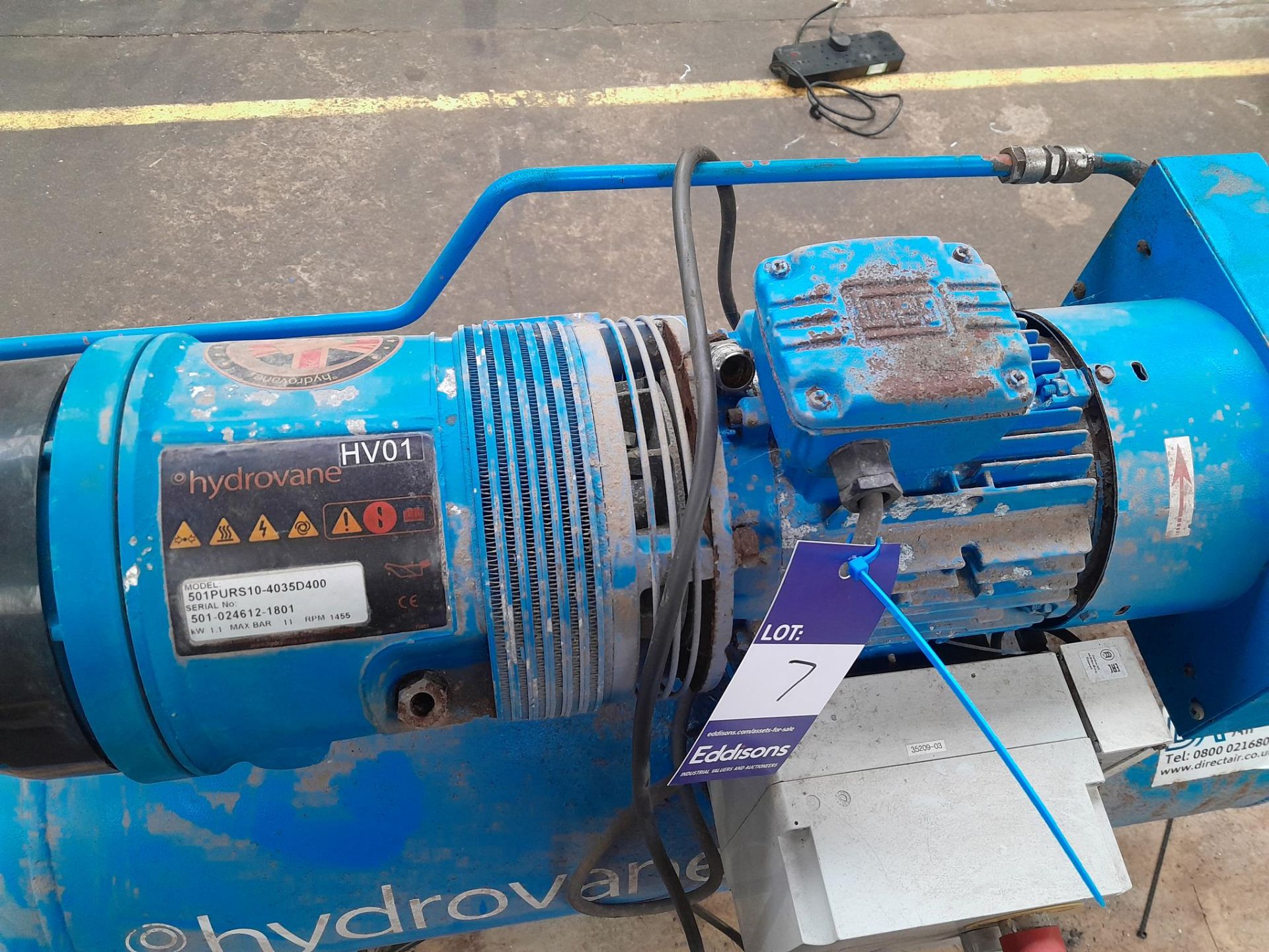 Hydrovane HV01 Centrifugal type Compressor. - Image 2 of 4