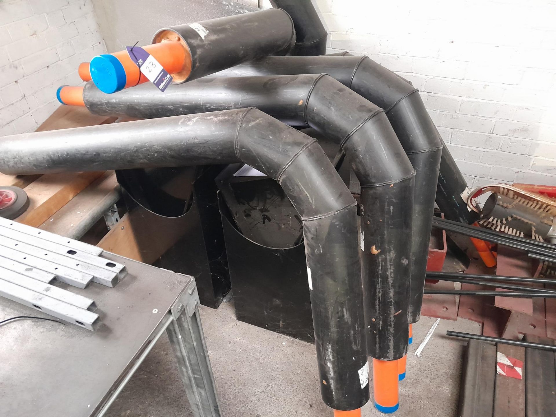 7 Unknown 1.1m x 1.6m 90° Pipework Lead-Ins
