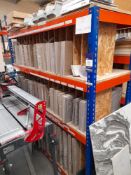 3 x Bays of Rapid Racking L24 shelving (Approx. 1850 x 1830 x 620), and contents, comprising an