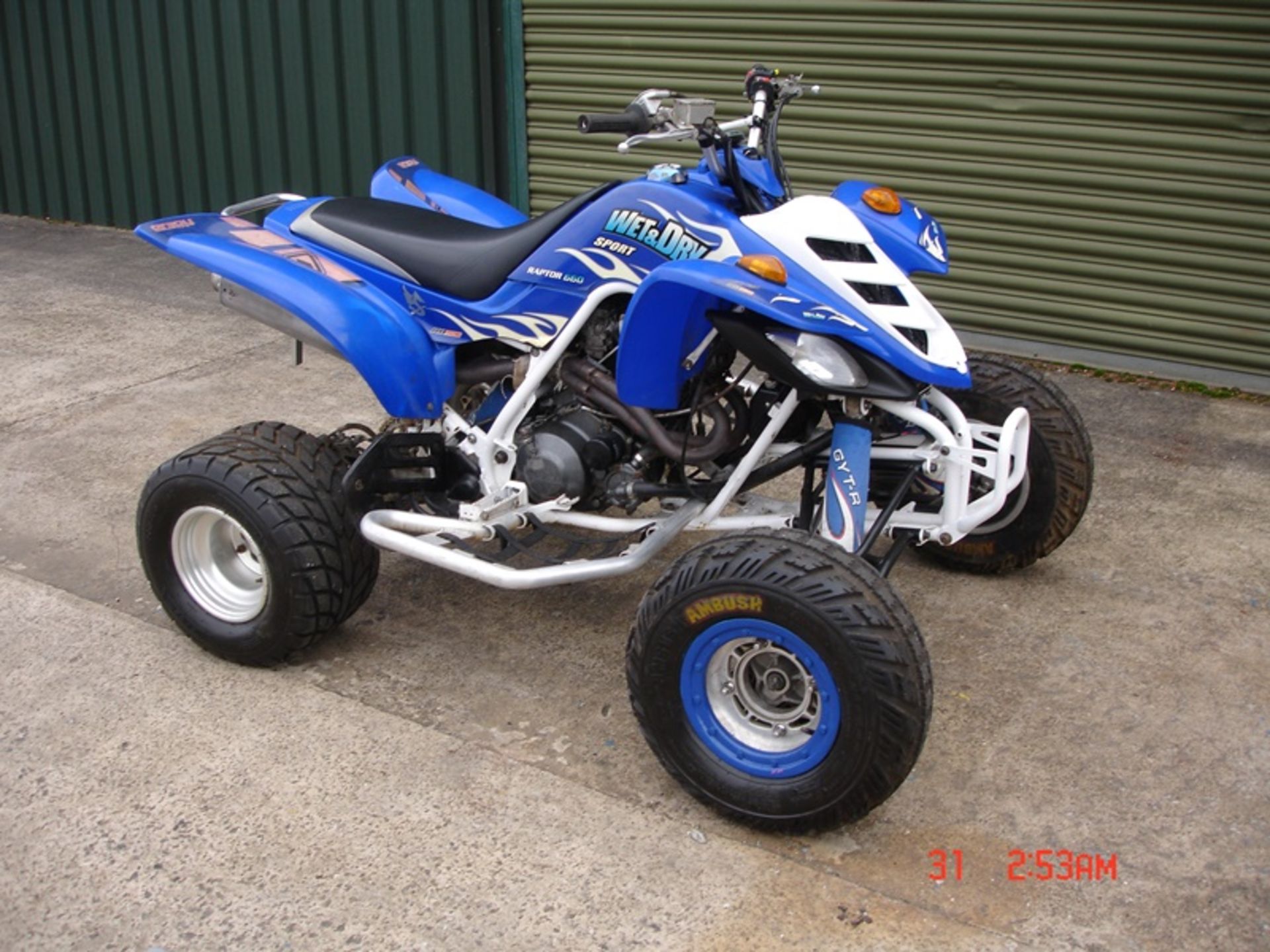 YAMAHA QUAD 660CC RAPTOR