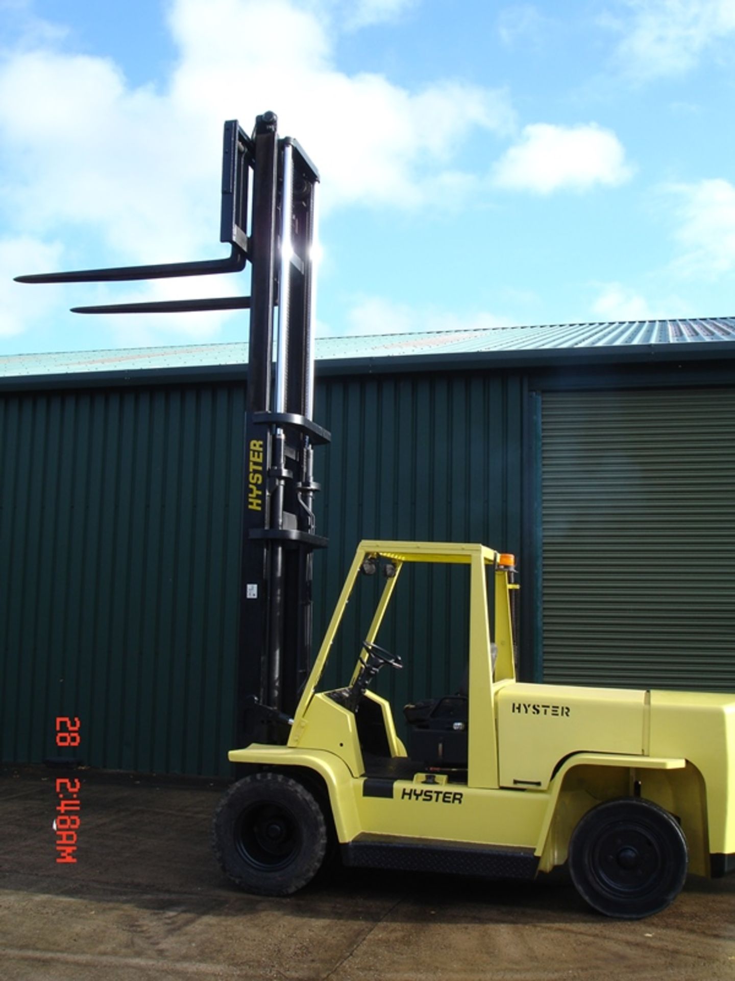 HYSTER H 7.0 XL DIESEL FORKLIFT - Image 6 of 6