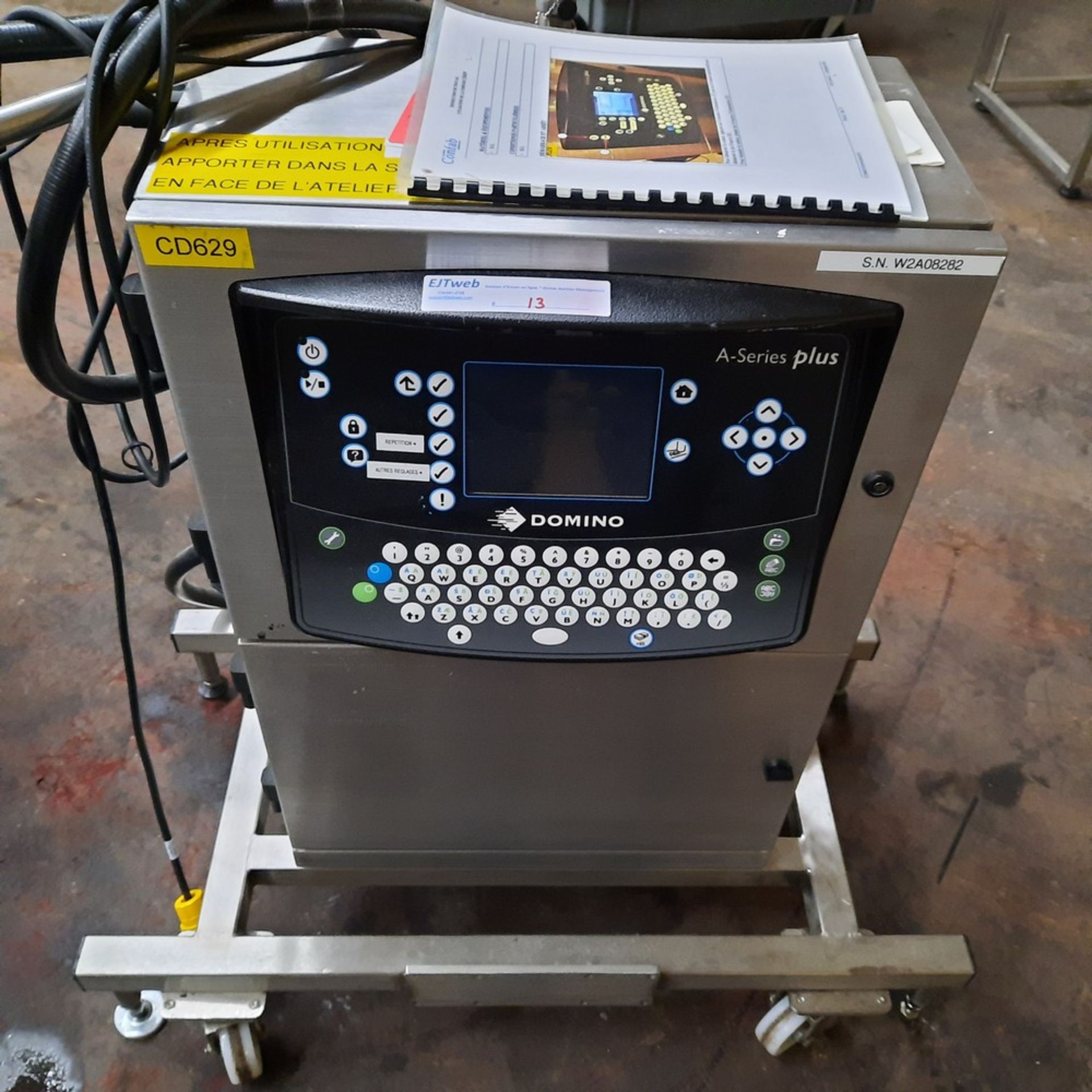 DOMINO Coder A400, 110V, 4A.(to print text on packaging material) 15-32 items/min to 61 items/ - Image 2 of 5
