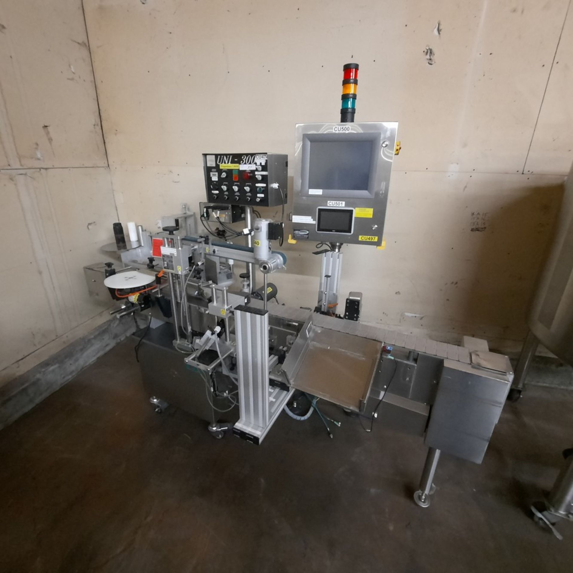 UNI-300 Labeler, 110V / 11A, 90 psi, 2014