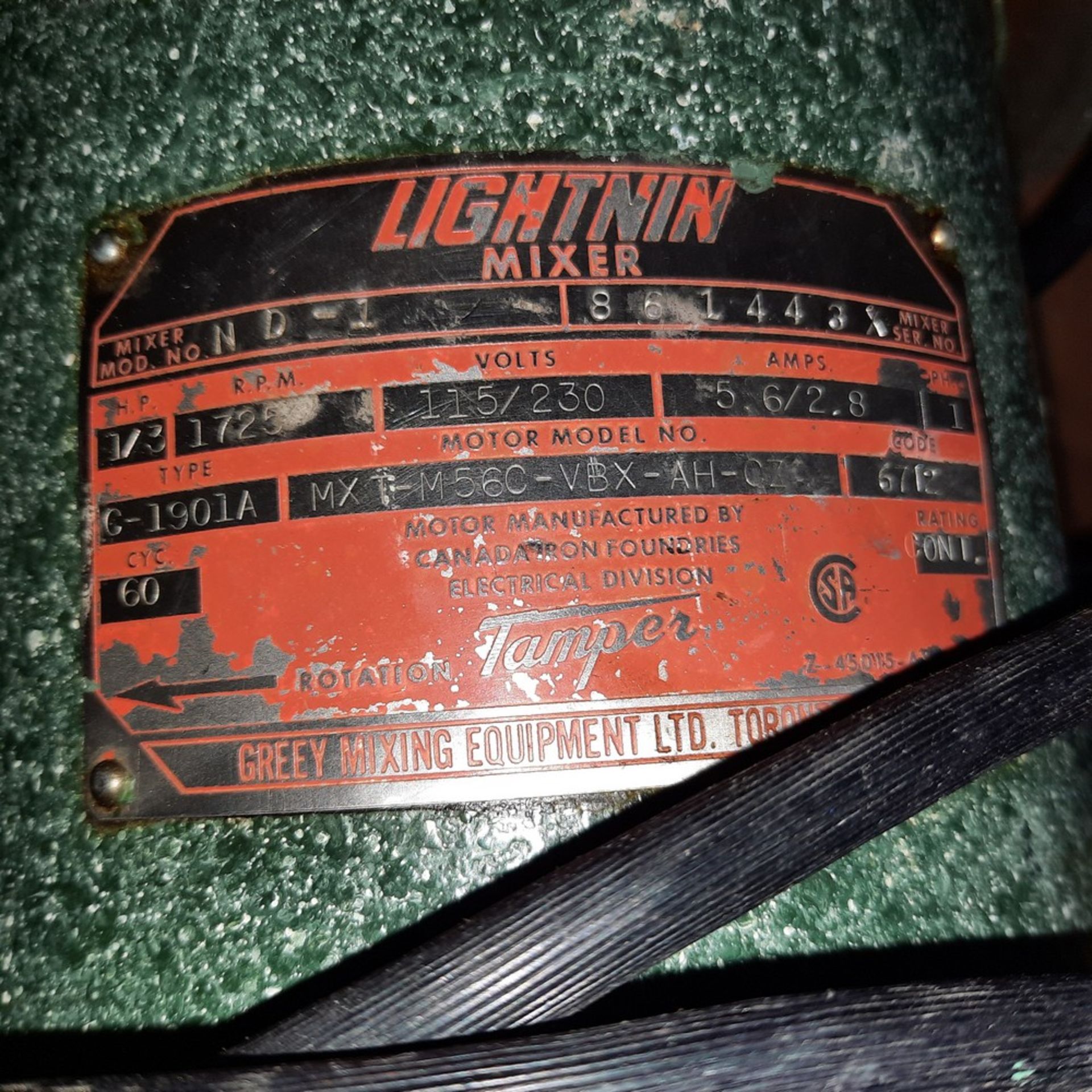 LIGHTNIN Electric Agitator >2009 - Image 4 of 4