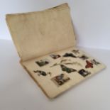An interesting Victorian scrapbook album, large format, with an imaginative and playful layout