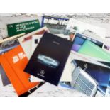 Automobilia - a Mercedes-Benz Passenger Car Programme fold-out leaflet (U.K. Specification) c.