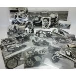 Automobilia - an interesting archive of over 100 black & white 6 x 4 & 12 x 8 prints of the Isle