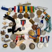 Militaria - PTE T.E.Osborn 12-206 YORK & Lancs regiment; Edward VII coronation medallion, Spink &