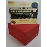 Hornby (China) R1038 "Orient Express" Train Set containing 4-6-2 BR green rebuilt Merchant Navy