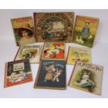 Children's Books- Nine Victorian and Edwardian examples c.1900 including Dolly Dimple picture